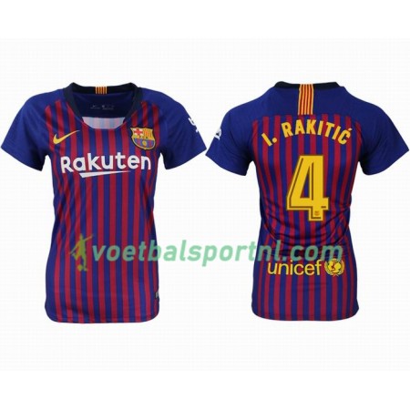 FC Barcelona RAKITIC 4 Dames Thuis Shirt 2018-19